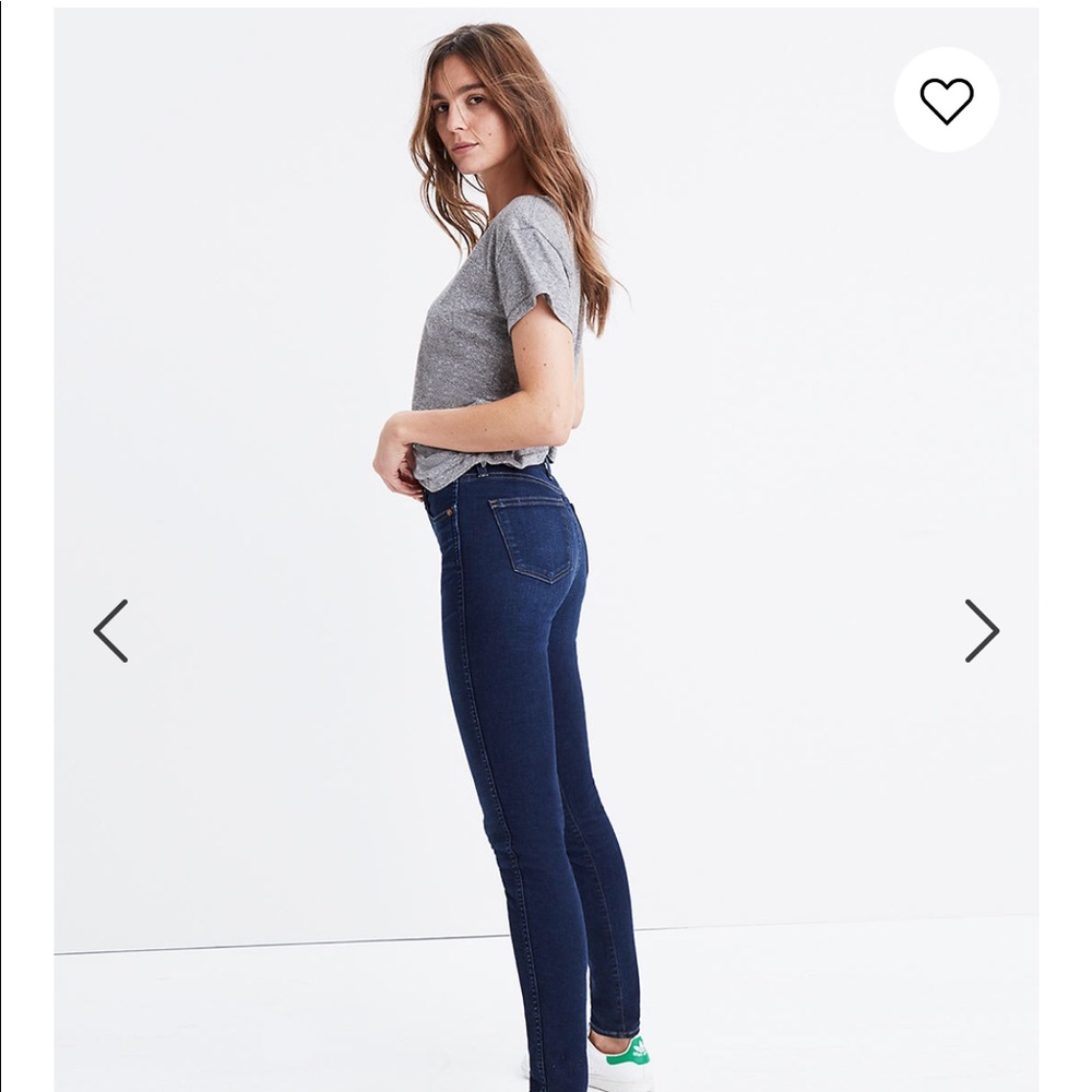 Madewell 10” High-Rise Skinny Jean in Hayes Wash